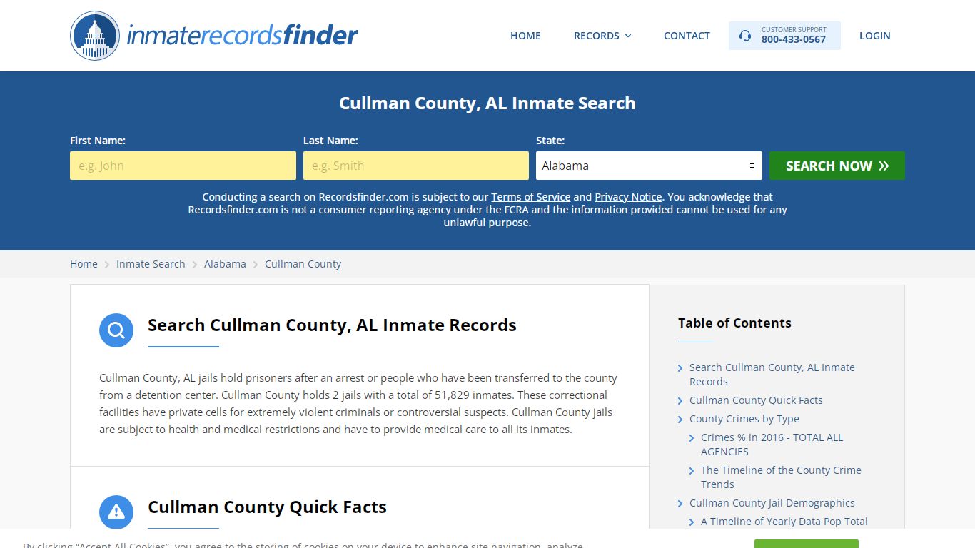 Cullman County, AL Inmate Lookup & Jail Records Online